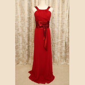 Red Evening Gown Christmas Holiday Size 4